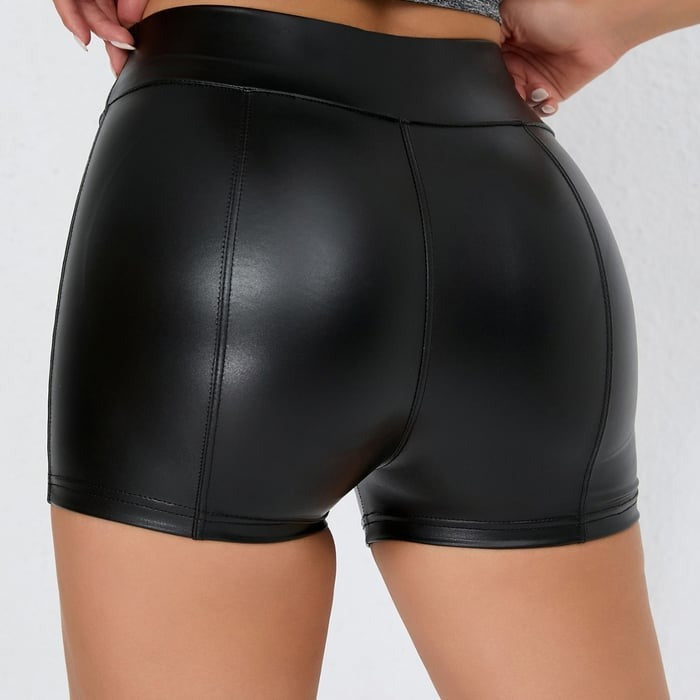 PU Sexy Peach Hip Lifting Tight Hot Shorts