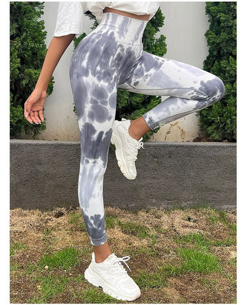 BREEHER Gradient High Waist Shaping Hip Lifting Leggings