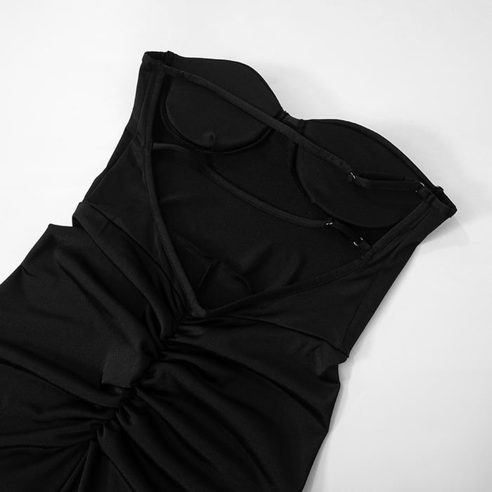 Sexy Tube Top Hip-lifting One Piece Jumpsuit