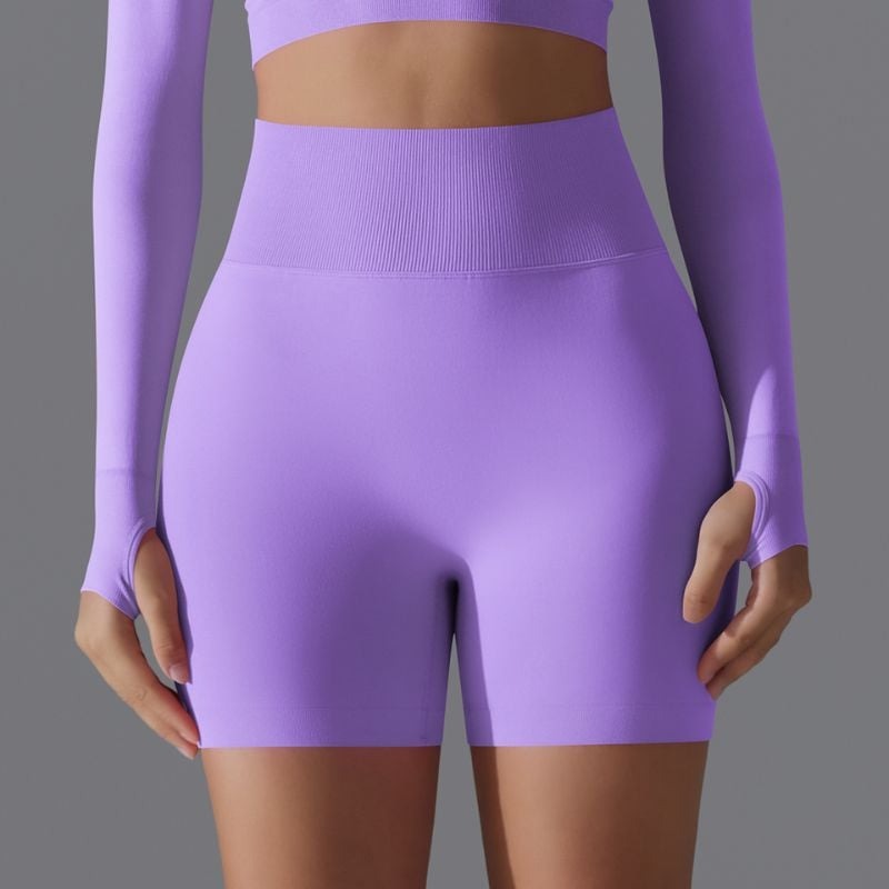 BREEHER High Waist Hip-lifting Seamless Shorts
