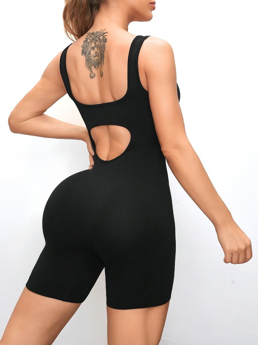 Sexy Backless Seamless Hip-lifting Yoga Jumpsuit