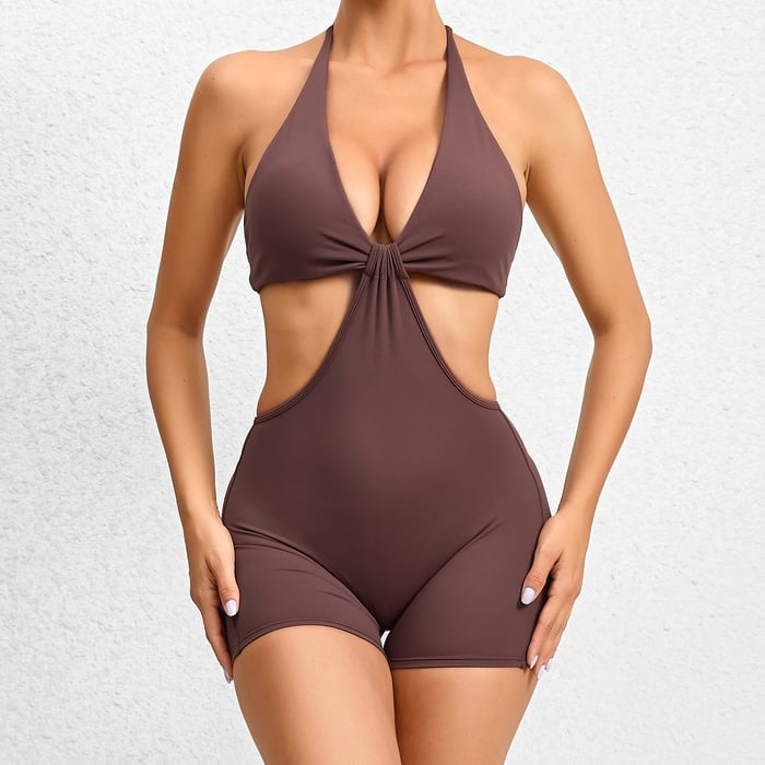 One-piece Tight Sexy Backless Yoga Jumpsuit