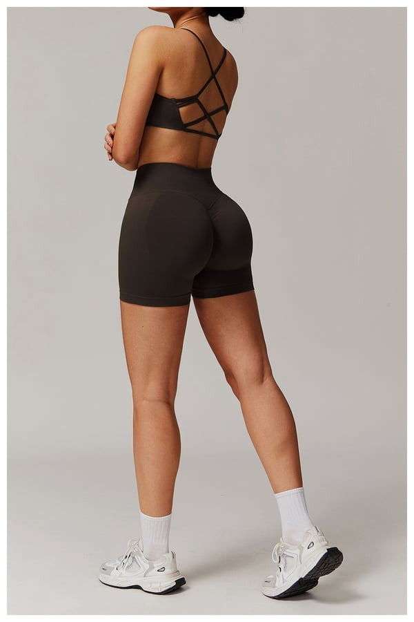 BREEHER Cross Straps Back Quick Drying Sports Bras