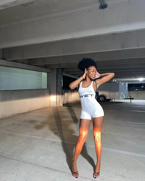 Sexy Letter Printed Jumpsuit
