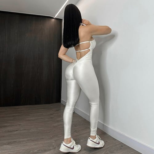 Sexy Tube Top Hip-lifting One Piece Jumpsuit