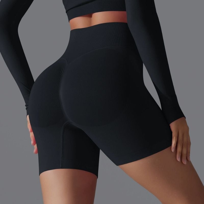 BREEHER High Waist Hip-lifting Seamless Shorts