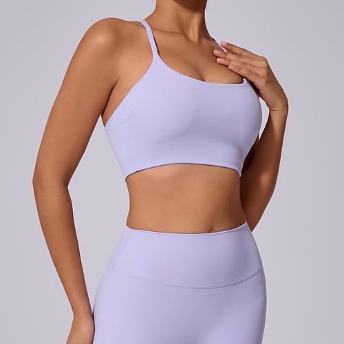 BREEHER Cross Straps Quick Drying Sports Bras