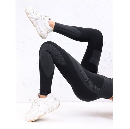 BREEHER Patchwork High Waist Shaping Butt Lift Leggings