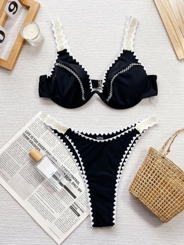 Sexy Black Bikini Swimsuit