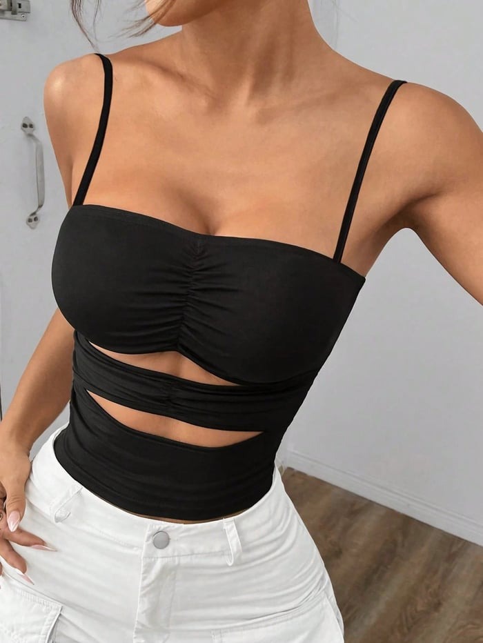 Sexy Hollow Out Camisole Top