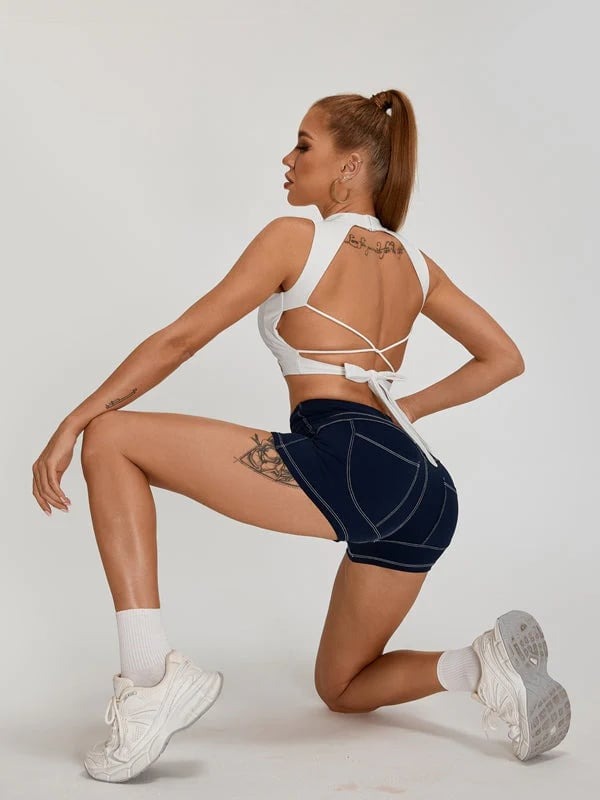 Female Sexy Denim Pocket Quick-dry Shorts