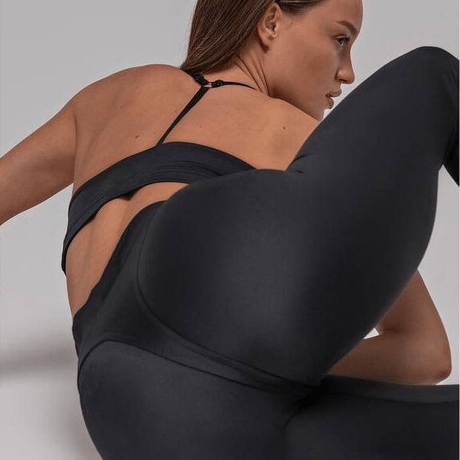 BREEHER Women's Black High Elastic Yoga Pants leggings