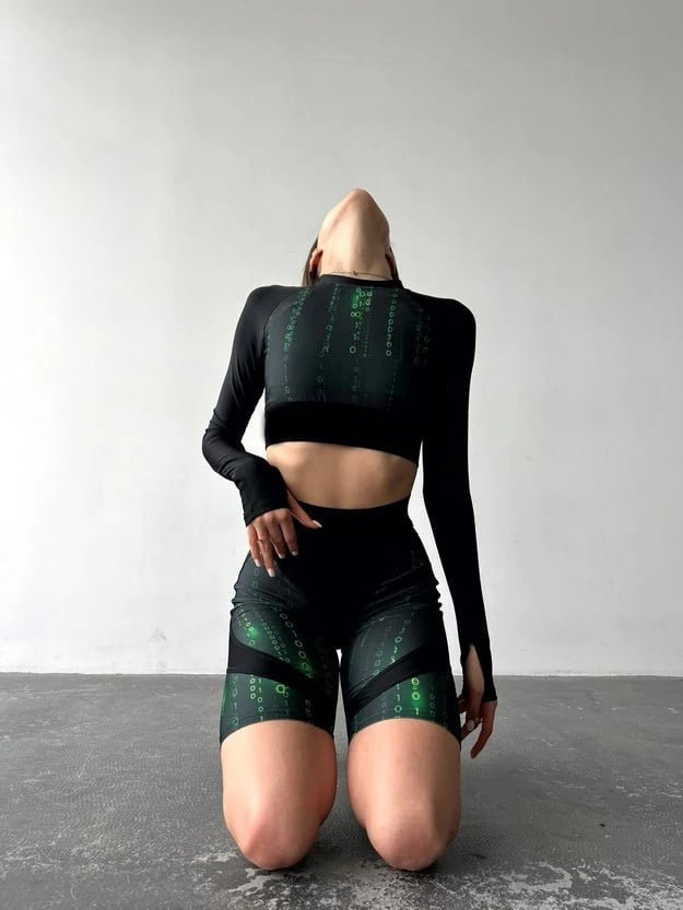 Super Nuts Push-Up "Matrix" Stitching Hip Lift Yoga Shorts
