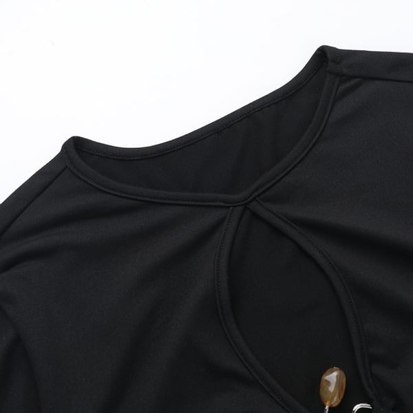 Sexy Versatile Metal Ring Hollow Top