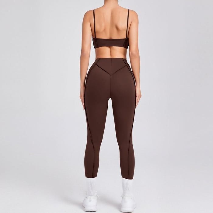 BREEHER Female Sexy Two Piece Set Sports Suits