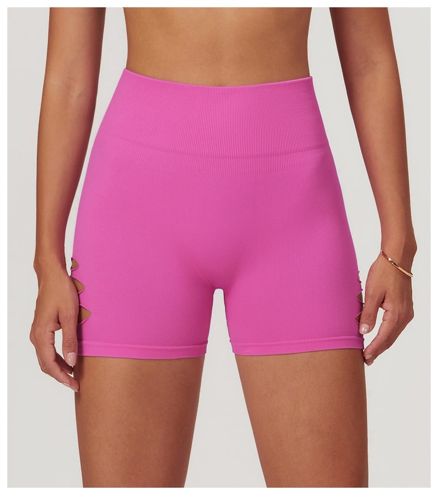 BREEHER Ripped Shape High Waist Hip Lifting Shorts
