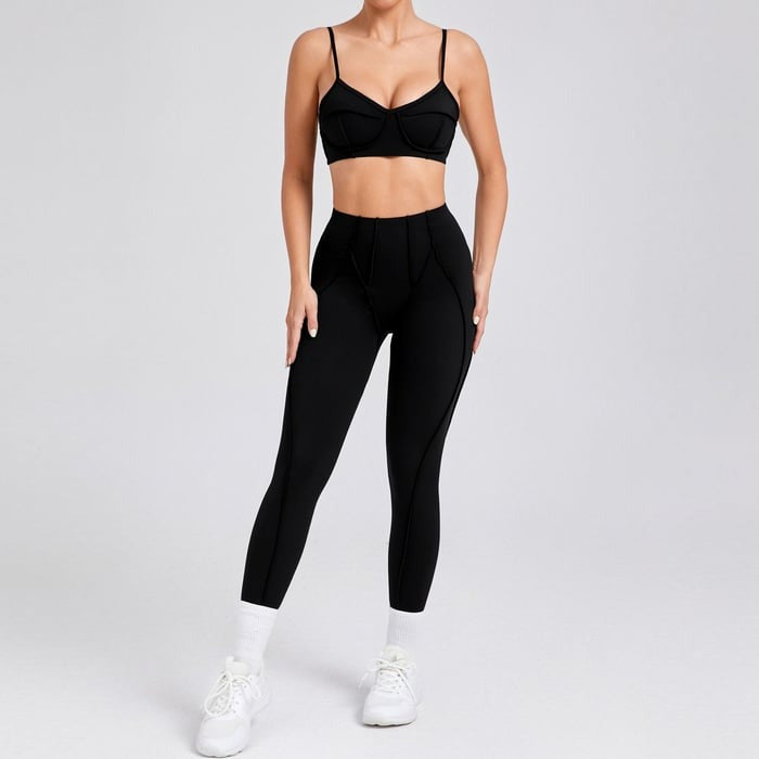 BREEHER Female Sexy Two Piece Set Sports Suits