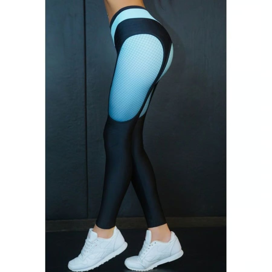 BREEHER High Waisted Printed Butt Lifting Leggings