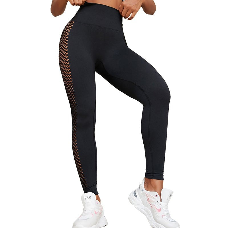 BREEHER Women's Fitness Seamless High Waist Breathable Yoga Leggings