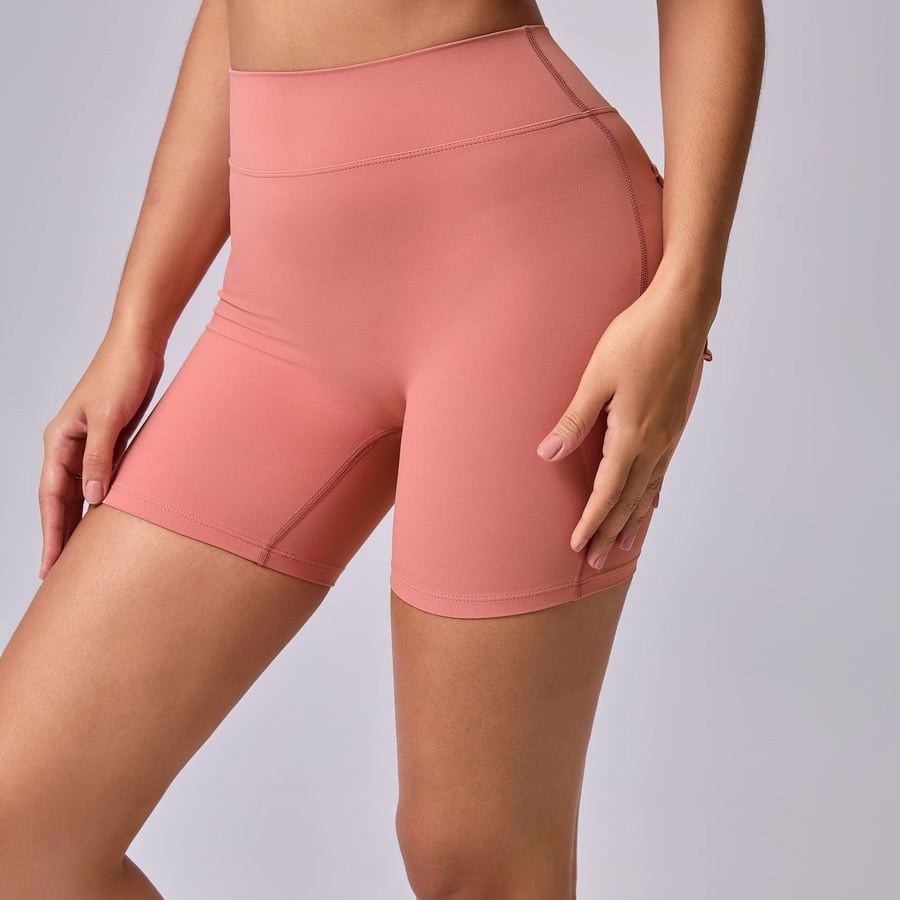 Back V Cargo Pocket Hip-lifting Peach Hip Fitness Yoga Shorts