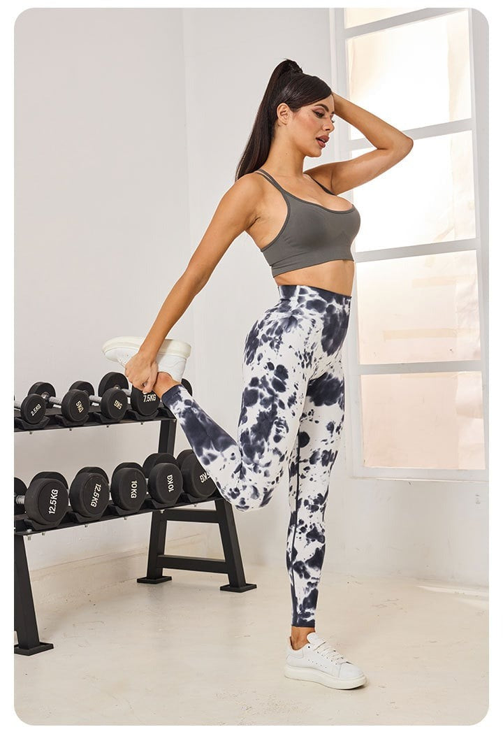 Gradient High Waist Shaping Hip Lifting Leggings