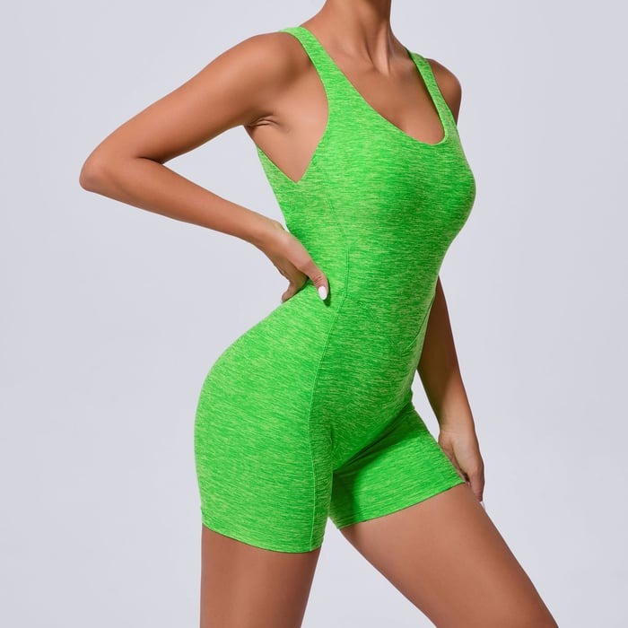Seamless One-piece Fitness Sports Yoga Jumpsuit