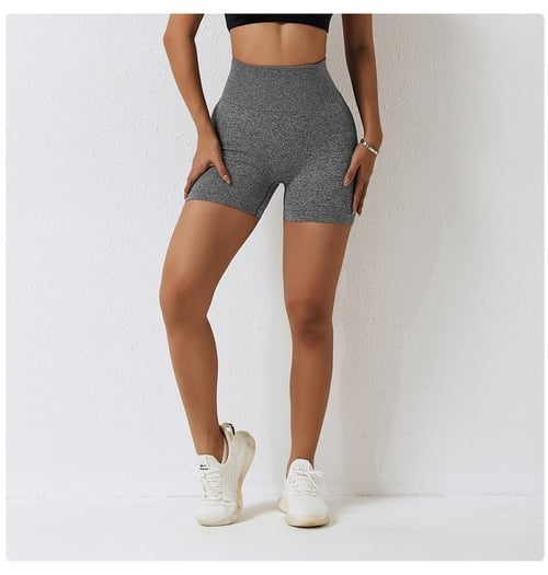 BREEHER Women High Waist Hip Lift Quick Dry Shorts