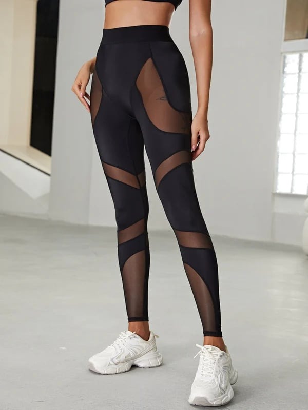 BREEHER Female Super Mesh Hip-lift Leggings