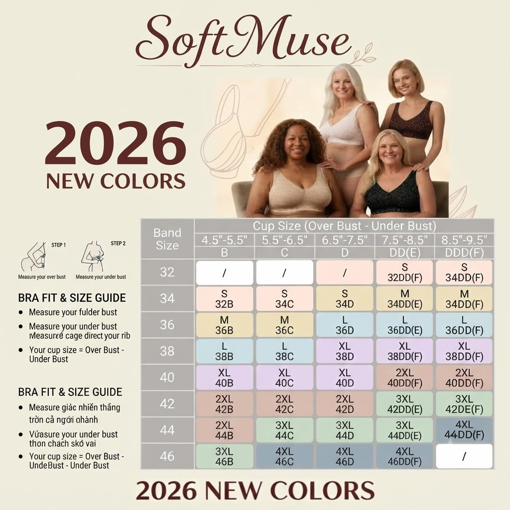 SoftMuse - LAST DAY SALE 70% OFF - Super firming Wirefree Bra